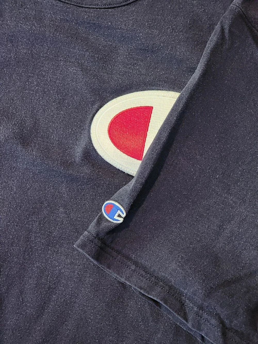 Champion Navy T-shirt 2XL - Picture 2 of 5